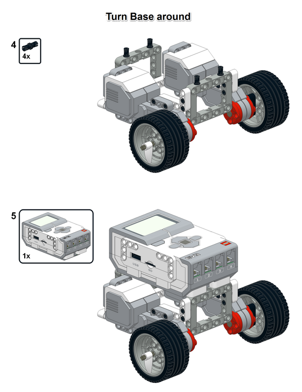 Bogholder visuel Spaceship RileyRover – EV3 Classroom robot design – Damien Kee